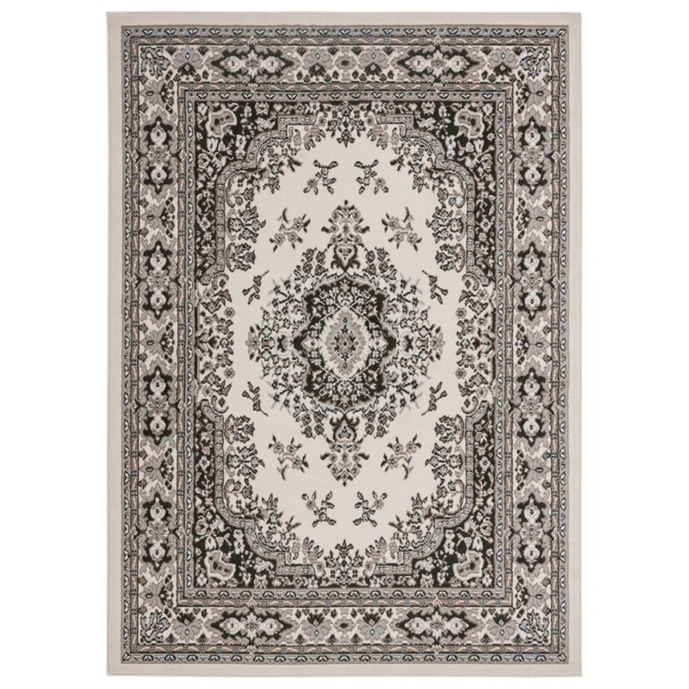 Home Dynamix Premium Area Rugs: YK 7069-637 Ivory-Taupe Rug: 5' 2" x 7' 4"